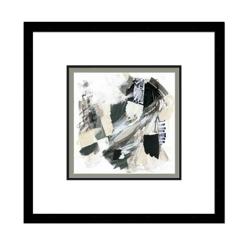 Framed Gicl&eacute;e Wall Art - Monochrome Maelstrom II